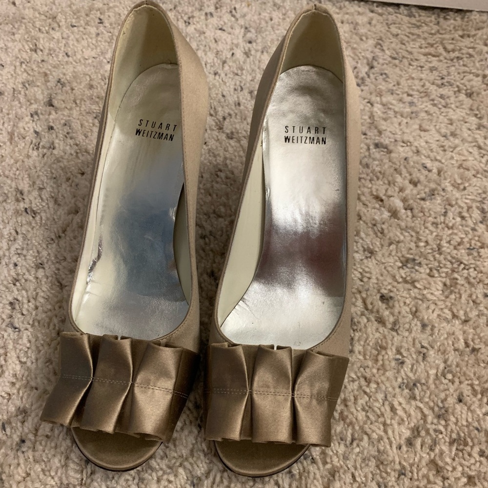 Stuart Weitzman Peep Toe Heels